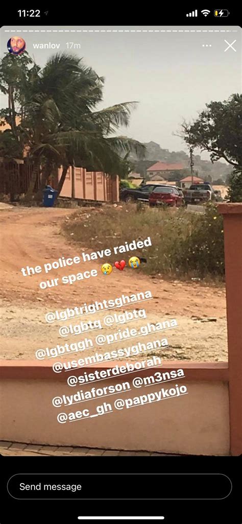 ghana police allegedly raids the lgbt office in accra