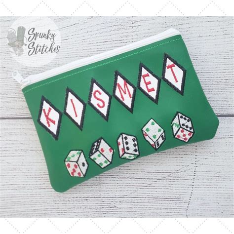 Kismet Dice Game Zipper Bag