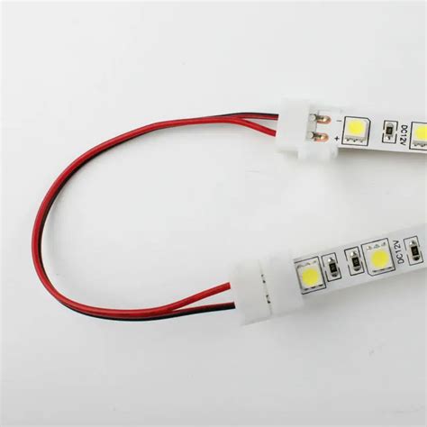 Pcs Mm Pin Led Connector For Single Color Led Strip Two