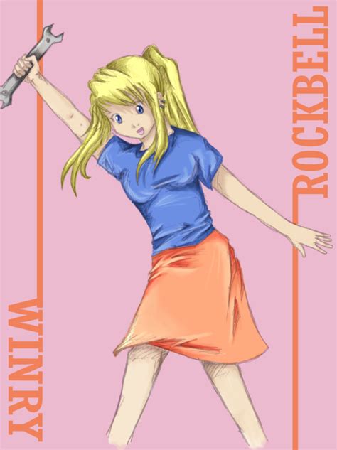 Winry Rockbell By Odd One Out On Deviantart