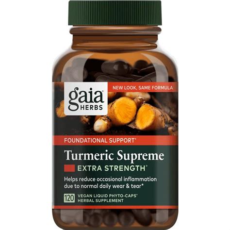 Gaia Herbs Turmeric Supreme Extra Strength Capsules