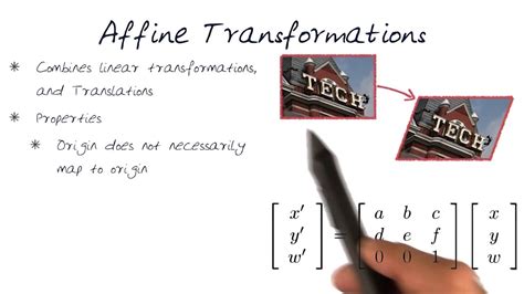 Affine Transformations Youtube