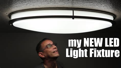Replace Fluorescent Lights With Led Light Fixture Super Bright Youtube