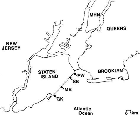 Map Of The New York City New Jersey Area Showing Location