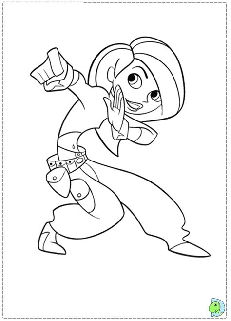 Kim Possible Coloring Pages To Print Coloring Pages