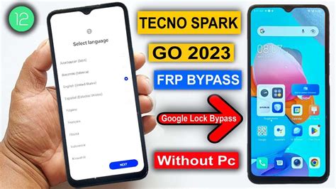 Tecno Spark Go FRP Bypass Android Tecno BF Google Lock Bypass Tecno Spark Go