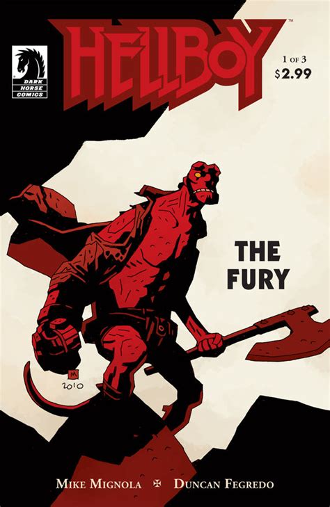 Hellboy The Fury 1 Mike Mignola Cover Profile Dark Horse Comics