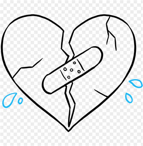 Broken Heart Drawing Transparent Background Learn Draw Traditional
