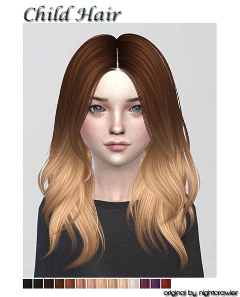 Sims 4 Mod Kid Toddler Hair Color Alertdsae