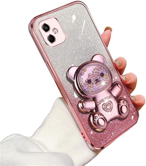 Funda Para Samsung Galaxy A Funda Bling Purpurina Case Con Soporte