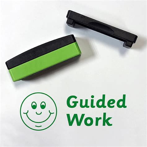 Guided Work Stakz Stamper Green Ink Marking Stamper