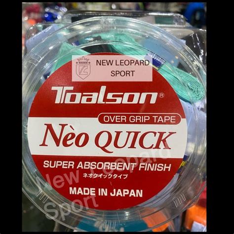 Jual Overgrip TOALSON NEO QUICK Made In Japan Grip Raket Tennis Badminton Di Lapak New Leopard