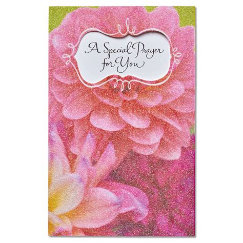 American Greetings Religious Prayer Thank You Card With Glitter