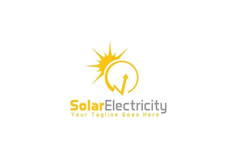 Solar Electricity Logo Template Electricity Logo Solar Logo Logo Templates