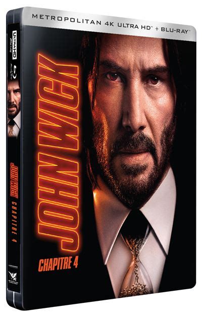 John Wick Chapitre 4 Édition Limitée Steelbook Blu Ray 4k Ultra Hd Précommande And Date De
