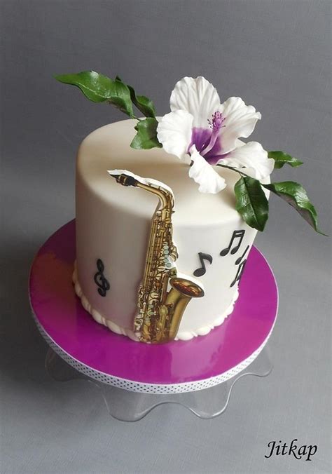 Saxophone Cake Decorated Cake By Jitkap Cakesdecor