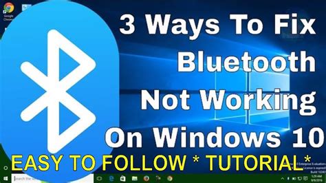 How To Turn On Bluetooth In Windows Youtube