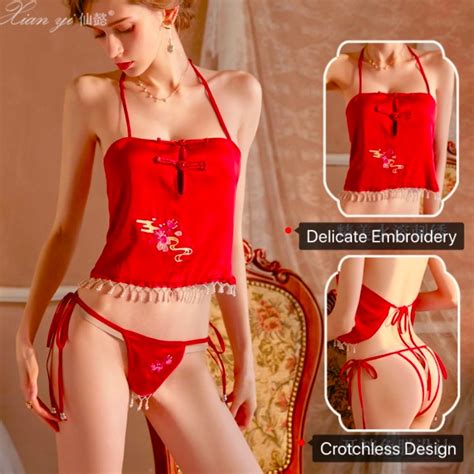 Best Lover T Sexy Lingerie Feminine Satin Retro Embroidery Bellyband