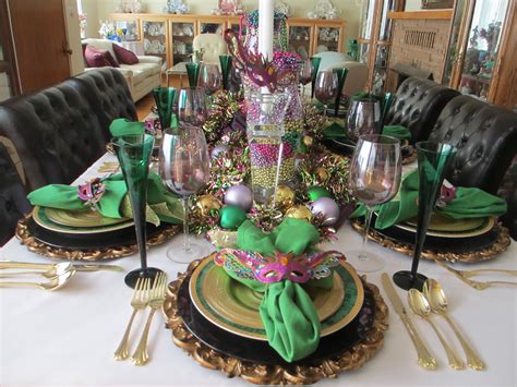 The Welcomed Guest Mardi Gras Celebration Table