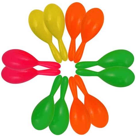 Toy Noise Making Maracas One Pack Of 12 Uk