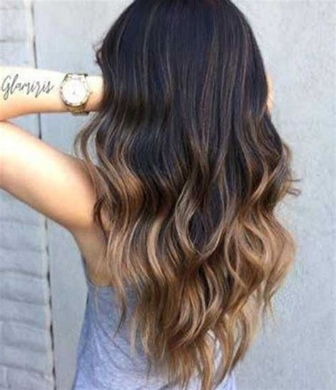 This is still very dark but will have fine and very subtle (so you don't see them) baby lights to an ombré. 20 Hot Color Hair Trends - Latest Hair Color Ideas 2018 ...