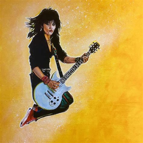 Joan Jett Painting By Joel Tesch Fine Art America