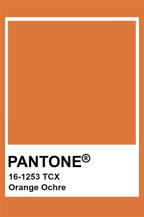 Pantone Orange Ochre Pantone Orange Pantone Colour Palettes Pantone