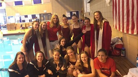 Girls Varsity Swim And Dive Team Competes At Conference The