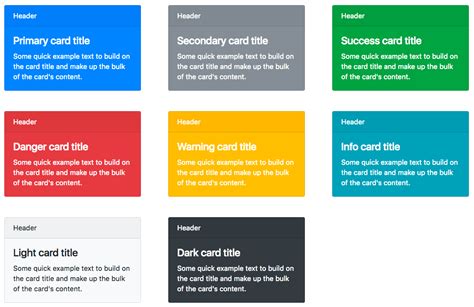 Bootstrap Card Danger Cards Simple Cards Class List