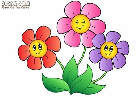Gambar Bunga Kartun - ClipArt Best