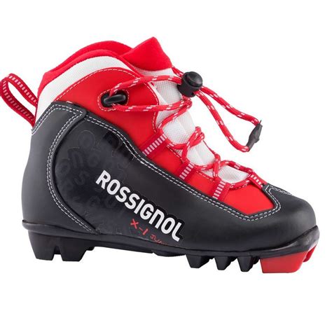 Rossignol - BOTTES DE SKI DE FOND ROSSIGNOL X1 JR NOIR/ROUGE POUR