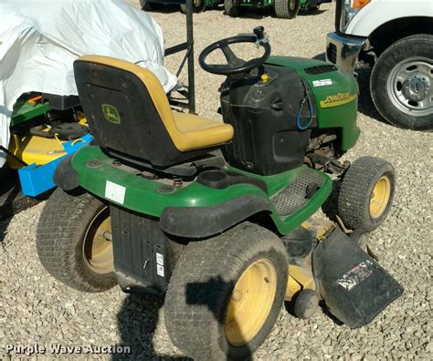 John Deere L120 Lawn Mower In Abilene Ks Item Di9789 Sold Purple Wave