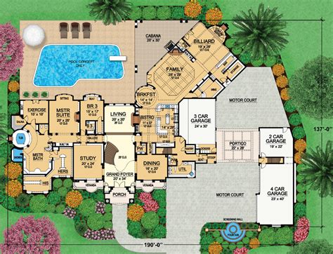 Big Modern Mansion Floor Plans Image To U