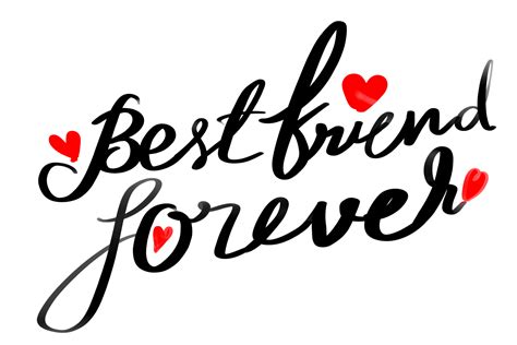 Love Quote With Heart Best Friend For Forever Phrases Valentine Day 17060938 Png