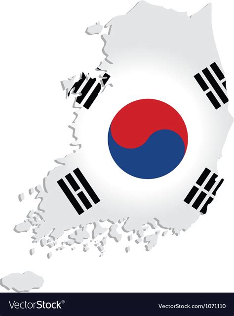 100+ vectors, stock photos & psd files. South Korea map Royalty Free Vector Image - VectorStock