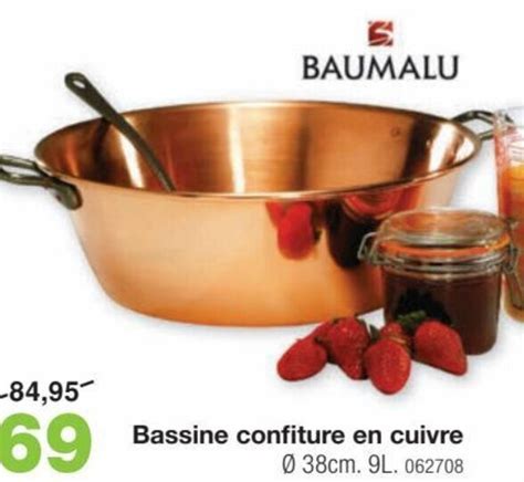 Baumalu Bassine Confiture En Cuivre Cm L Promotie Bij Meno