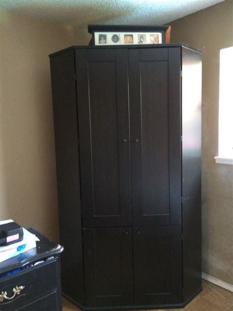Of course your home should be a safe place for the entire family. Black corner armoire from ikea for Sale in San Jose, CA ...