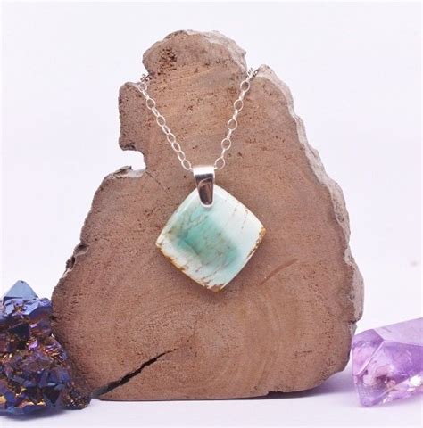 Variscite Pendant Genuine Gemstone Jewelry High Quality Semiprecious