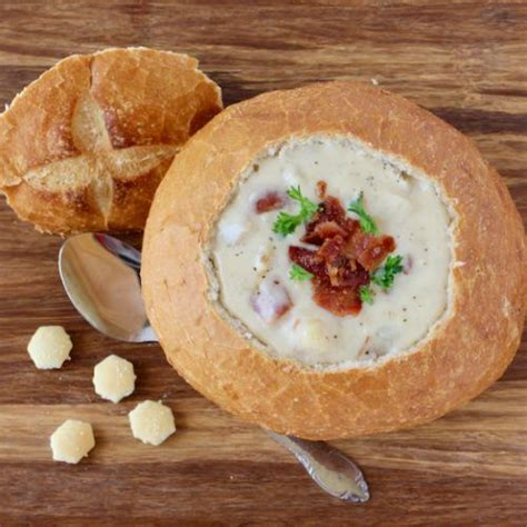 Bacon, diced 1 large onion, chopped 6 to 8 large potatoes, pared and cubed 3 c. Crock Pot Clam Chowder Recipe! {Best New England Style ...