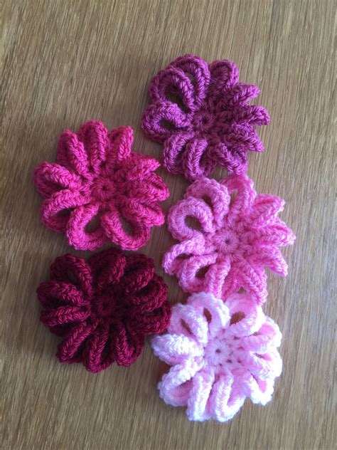 Loopy Flower — Ali Crafts Designs Wool To Your Door Crochet Flower
