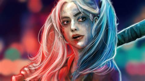 Harley Quinn Paint Art Hd Superheroes 4k Wallpapers Images