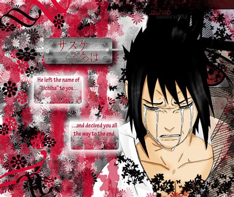 Sasuke Is Crying Wallpaper By Kyomi Uchiha On Deviantart