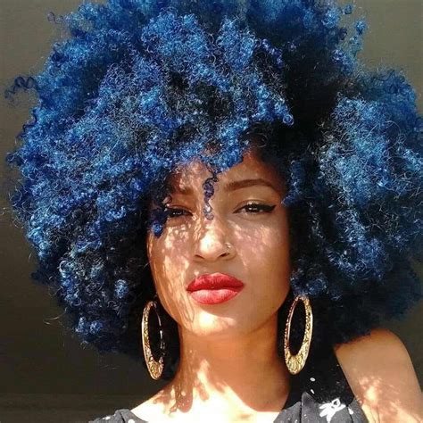 30 Natural Hair Afro Style Ideas For 2021 Updated Thrivenaija Blue