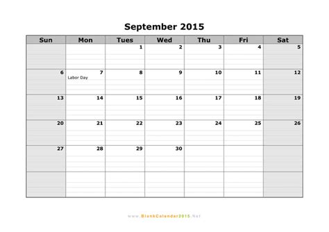 September 2015 Calendar Download Free Documents For Pdf Word And Excel