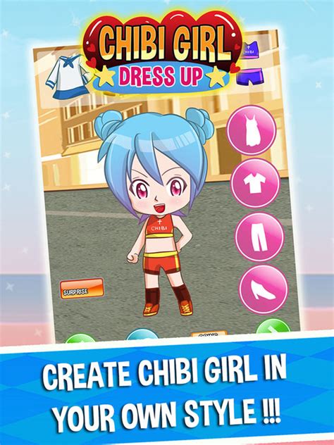 Cute Anime Girl Creator Dress Up Chibi Japanese Make Up Avatar