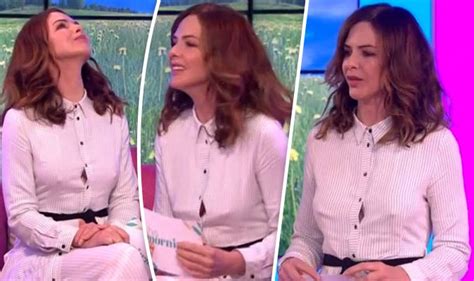Trinny Woodall Exposes NIPPLES As She Suffers Embarrassing Wardrobe Malfunction On ThisMorning