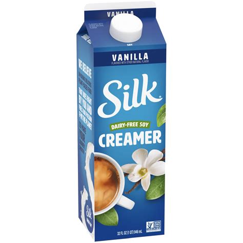 Silk Vanilla Soy Milk Liquid Coffee Creamer Shop Coffee Creamer At H E B