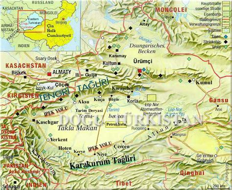Nehir vadileri, geniş dağ içi ve dağ içi havzaları ile ayrılırlar. 46) DOĞU TÜRKİSTAN (UYGARLIĞIN ÖZVATANI) : Yeniden Ergenekon
