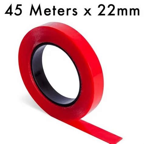 Red Acrylic Double Sided Heat Resistant Adhesive Tapepolyester Tape
