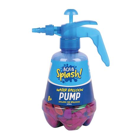 Blue Water Balloon Pump With 500 Balloons Poundstretcher